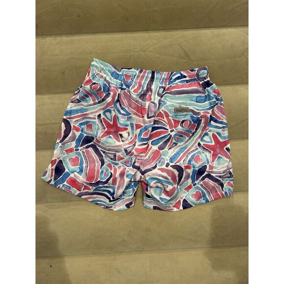 Kenny Flowers Mens XL Watercolor Swim Trunks Shorts - Picture 6 of 7
